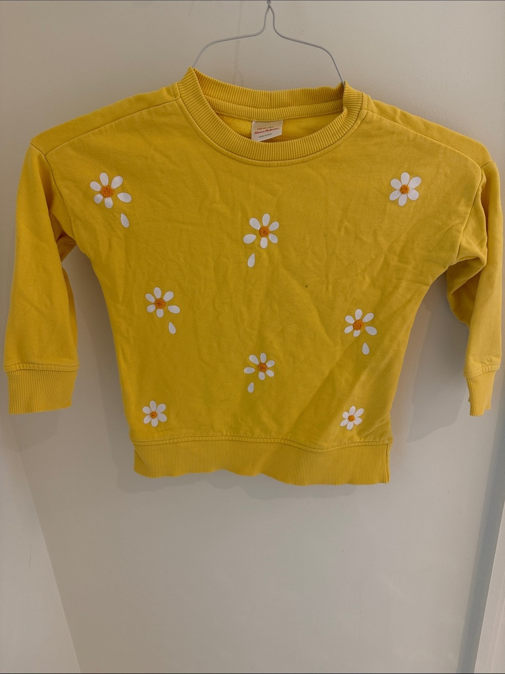 Hanna Andersson Yellow Daisy Sweatshirt